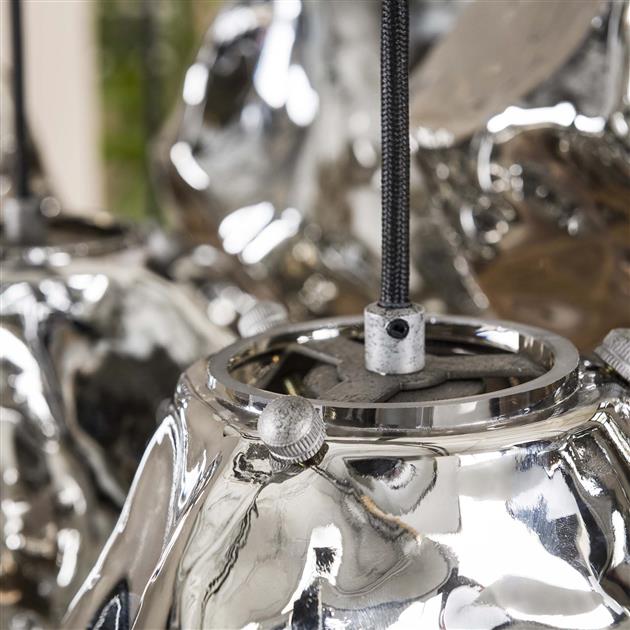 Modera - Hanglamp 4+3 rock - Chromed glas