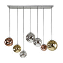 Modera - Hanglamp 4+3 stellar - Oud zilver