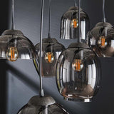 Modera - Hanglamp 4+3L mix - Chromed glas