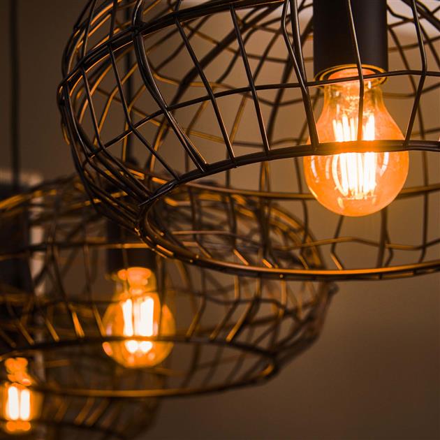 Modera - Hanglamp 4L connect XL - Zwart bruin