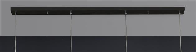 Modera - Hanglamp 4L punch kegel - Grijs