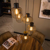 Modera - Hanglamp 5L getrapt mix metal - Charcoal