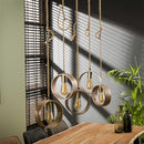 Modera - Hanglamp 5L loop-Antiek Nikkel