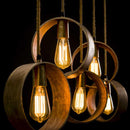 Modera - Hanglamp 5L loop-Antiek Nikkel