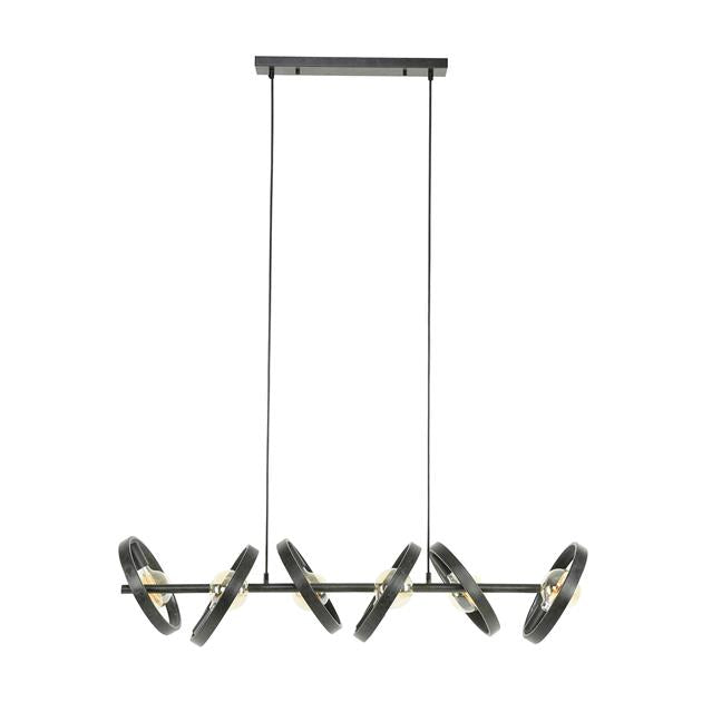 Modera - Hanglamp 6L hover - Charcoal meubelboutique.nl