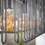 Modera - Hanglamp trax 120cm - Oud zilver