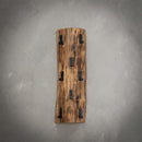 Modera - Kapstok boomstam 8 haken - Massief acacia naturel