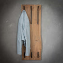 Modera - Kapstok edge 2x3 haken hoog - Massief acacia naturel