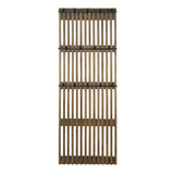 Modera - Kapstokrek 14 haken tweak - Massief mango zandkleur