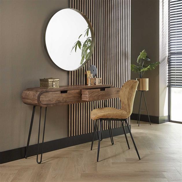 Modera - Kaptafel 2L barrel - Massief mango zandkleur