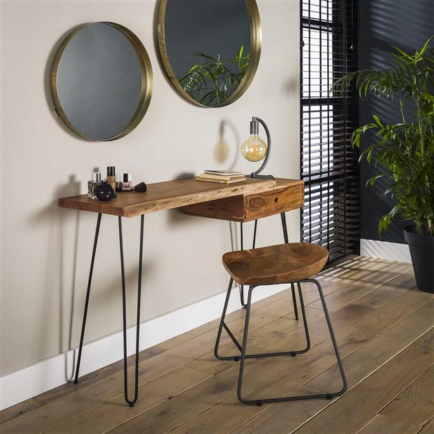 Modera - Kaptafel edge 2+3 dik - Massief acacia naturel