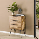 Modera - Ladekast 3L Teca strip - Teakhout verweerd