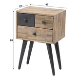 Modera - Ladekast Teca 2+1 laden - Teakhout verweerd