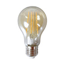 Modera - Lichtbron LED [A60] filament peer - E27 6W 2100K 450lm dimbaar - Amberkleurig glas