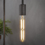 Modera - Lichtbron LED [T32-L185] filament buis 18 5 cm - E27 4W 2100K 280lm dimbaar - Amberkleurig glas