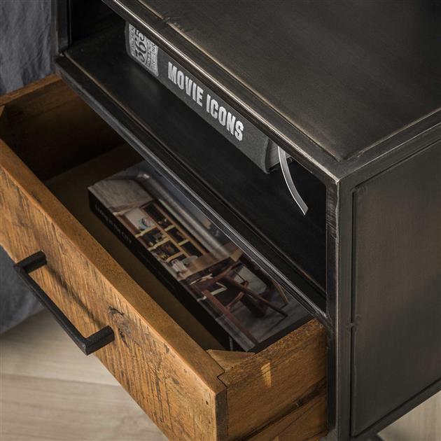 Modera - Nachtkastje 1L blend - Robuust hardhout