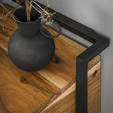 Modera - Nachtkastje 1L open vak air solid - Massief acacia naturel