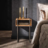 Modera - Nachtkastje open vak edge - Massief acacia naturel