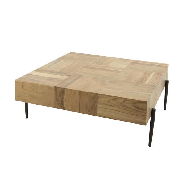 Modera Block Install Modera - Salontafel Blocks 90x90cm - Massief acacia – meubelboutique.nl