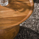 Modera - Salontafel massieve voet rond - Massief acacia naturel
