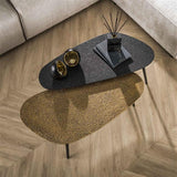 Modera - Salontafel set-2 niervormig metallic - Grijs