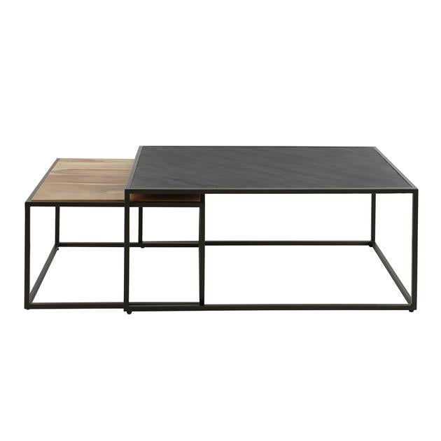 Modera - Salontafel set-2 slate mix - Leisteen meubelboutique.nl