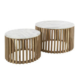 Modera - Salontafel set-2 sunset - Wit marmer