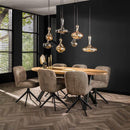 Modera - Stoel comfort draaibaar. VPE2 - Boucle taupe - set van: 2