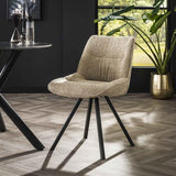 Modera - Stoel plooi boucle. VPE2 - Boucle zandkleur - set van: 2