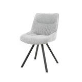 Modera - Stoel plooi boucle. VPE2 - Boucle zilverkleurig - set van: 2