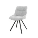 Modera - Stoel plooi boucle. VPE2 - Boucle zilverkleurig - set van: 2