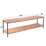 Modera - TV-meubel natural edge - Massief acacia naturel