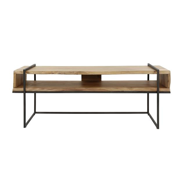 Modera - TV-meubel open vak edge - Massief acacia naturel