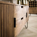 Modera - TV-meubel tweak - Massief mango zandkleur