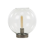 Modera - Tafellamp 1L clear glass - Zwart nikkel