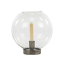 Modera - Tafellamp 1L clear glass - Zwart nikkel