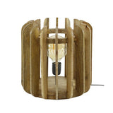 Modera - Tafellamp 1L stripes - Massief mango naturel