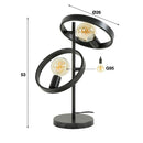 Modera - Tafellamp 2L hover - Charcoal