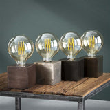 Modera - Tafellamp block-Brons antiek