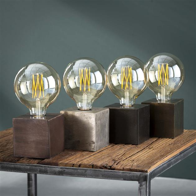 Modera - Tafellamp block-Brons antiek