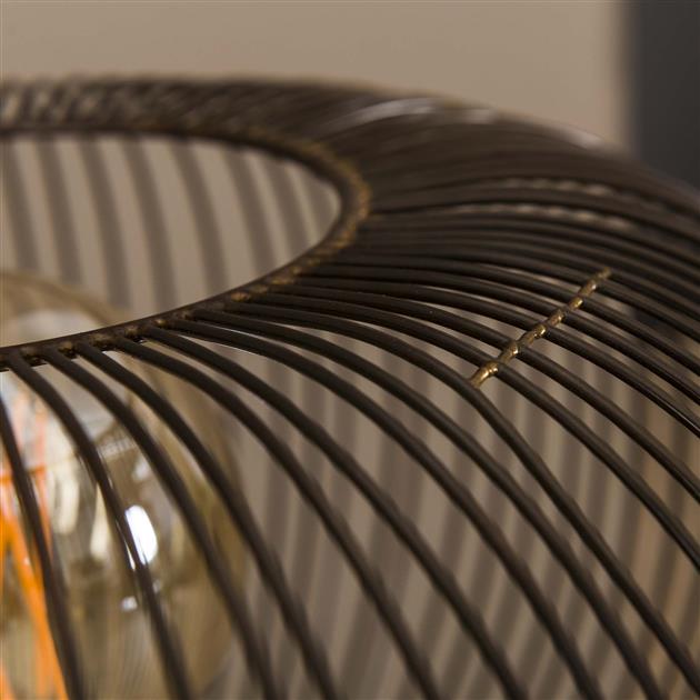 Modera - Tafellamp copper twist - Zwart nikkel