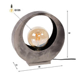 Modera - Tafellamp full moon - Oud zilver