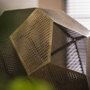 Modera - Tafellamp punched hexagon - Antiek koper finish