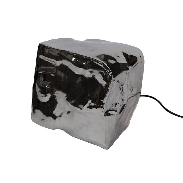 Modera - Tafellamp rock chromed - Chromed glas