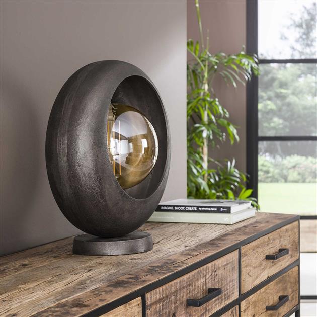 Modera - Tafellamp track XL alu - Zwart nikkel