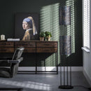 Modera - Vloerlamp 2L armor tube - Zwart bruin