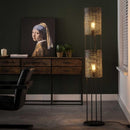 Modera - Vloerlamp 2L armor tube - Zwart bruin