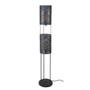 Modera - Vloerlamp 2L armor tube - Zwart bruin