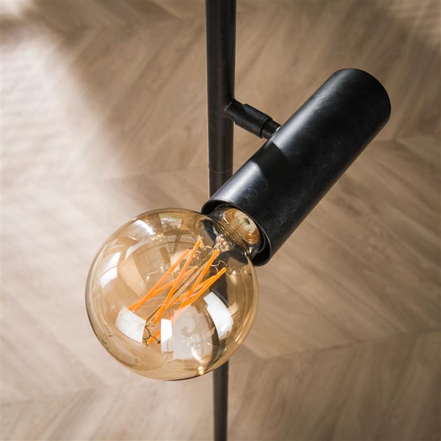 Modera - Vloerlamp 3L point - Charcoal meubelboutique.nl