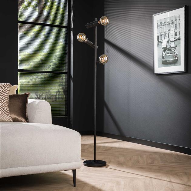 Modera - Vloerlamp 3L point - Charcoal